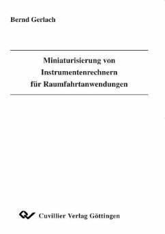 Cover Miniaturisierung von Instrumentenrechnern für Raumfahrtanwendungen (eBook, PDF)