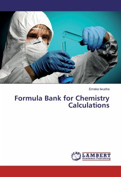 Formula Bank for Chemistry Calculations