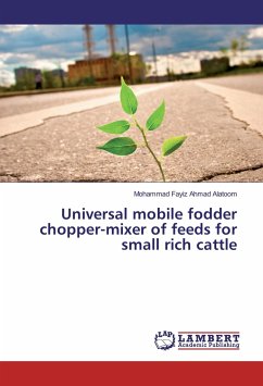 Universal mobile fodder chopper-mixer of feeds for small rich cattle