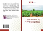 Projet de creation d¿un complexe agricole pour la culture du Manioc