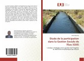 Etude de la participation dans la Gestion Sociale de l'Eau (GSE)