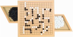 Goki 56916 - Go Brettspiel mit Ausziehfächern