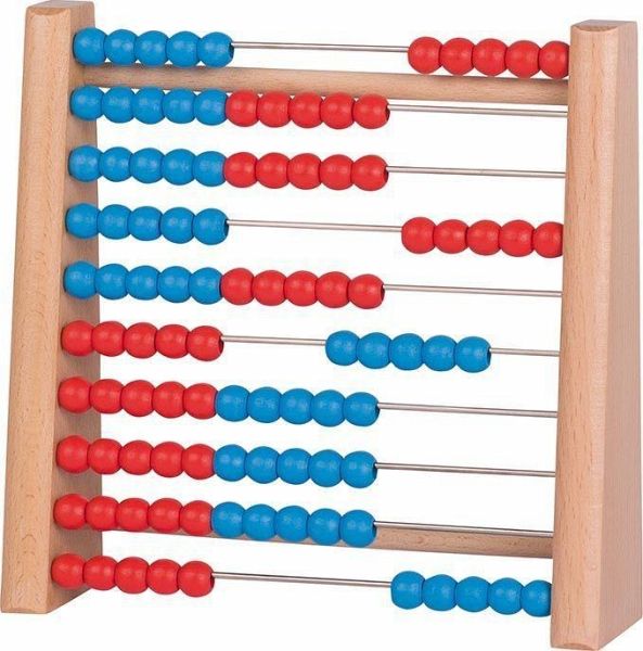 Goki 58529 - Abacus, Rechenrahmen mit 100 Holzperlen - Bei bücher.de immer  portofrei
