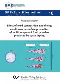 Effect of feed composition and drying conditions on surface properties of multicomponent food powders produced by spray drying (eBook, PDF)