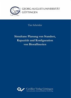 Cover Simultane Planung von Standort, Kapazität und Konfiguration von Bioraffinerien (eBook, PDF)