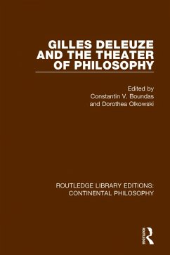 Gilles Deleuze and the Theater of Philosophy (eBook, ePUB)