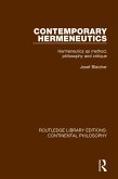 Contemporary Hermeneutics (eBook, PDF)