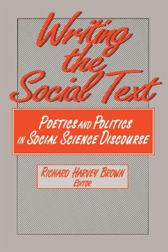 Cover Writing the Social Text (eBook, ePUB)