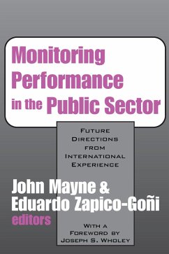 Monitoring Performance in the Public Sector (eBook, ePUB) - Mayne, John Winston