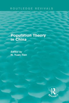 Population Theory in China (eBook, ePUB)