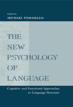 The New Psychology of Language (eBook, ePUB)
