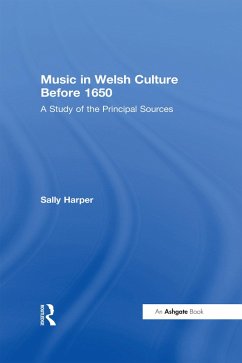 Music in Welsh Culture Before 1650 (eBook, ePUB) - Harper, Sally