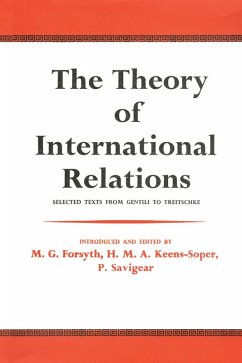 The Theory of International Relations (eBook, ePUB) - Forsyth, M. G.