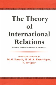 The Theory of International Relations (eBook, ePUB) - Lutz, Friedrich