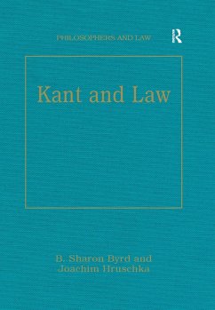 Kant and Law (eBook, ePUB) - Byrd, B. Sharon