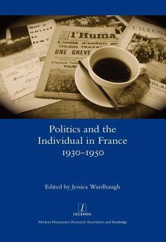Cover Politics and the Individual in France 1930-1950 (eBook, ePUB)