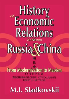 Cover History of Economic Relations between Russia and China (eBook, ePUB)
