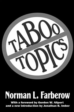 Taboo Topics (eBook, ePUB) - Farberow, Norman L.