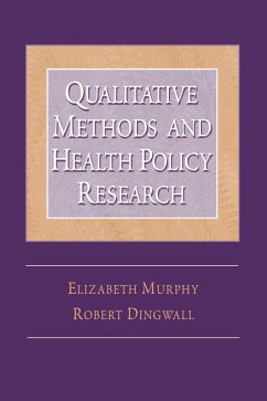 Cover Qualitative Methods and Health Policy Research (eBook, ePUB)