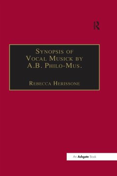 Cover Synopsis of Vocal Musick by A.B. Philo-Mus. (eBook, ePUB)