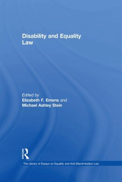 Disability and Equality Law (eBook, ePUB)