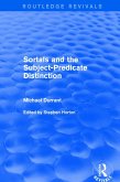 Sortals and the Subject-predicate Distinction (2001) (eBook, PDF)