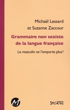Cover Grammaire non sexiste de la langue francaise (eBook, PDF)