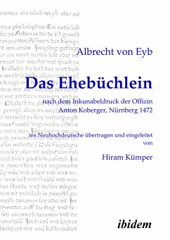 Das Ehebüchlein (eBook, PDF) - Eyb, Albrecht von