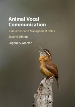 Animal Vocal Communication (eBook, ePUB) - Morton, Eugene S.