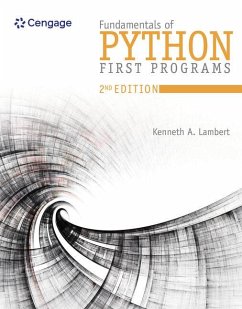 Fundamentals of Python: First Programs - Lambert, Kenneth A.