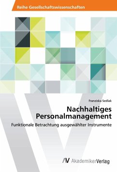 Nachhaltiges Personalmanagement - Sedlak, Franziska