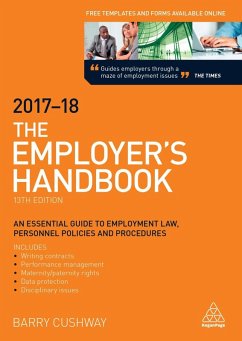 The Employer's Handbook 2017-2018 (eBook, ePUB) - Cushway, Barry