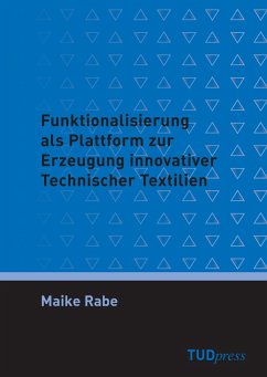 Funktionalisierung als Plattform zur Erzeugung innovativer Technischer Textilien - Rabe, Maike