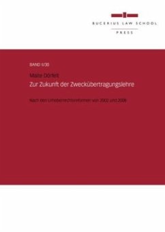 Cover Zur Zukunft der Zweckübertragungslehre