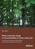 Effects of climate change on the profitability of carbon credit sales (eBook, PDF)