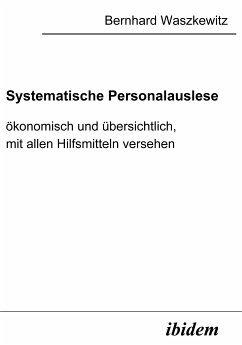 Systematische Personalauslese (eBook, PDF) - Waszkewitz, Bernhard