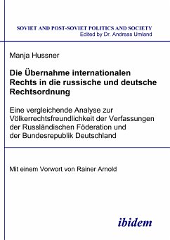 Die Übernahme internationalen Rechts in die russische und deutsche Rechtsordnung (eBook, PDF) - Hussner, Manja