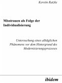 Misstrauen als Folge der Individualisierung (eBook, PDF)