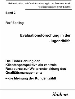 Evaluationsforschung in der Jugendhilfe (eBook, PDF) - Ebeling, Rolf