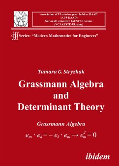 Grassmann Algebra and Determinant Theory (eBook, PDF) - Stryzhak, Tamara G