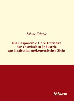 Cover Die Responsible Care-Initiative der chemischen Industrie aus institutionenökonomischer Sicht (eBook, PDF)