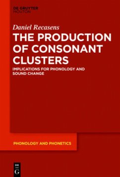 The Production of Consonant Clusters - Recasens, Daniel