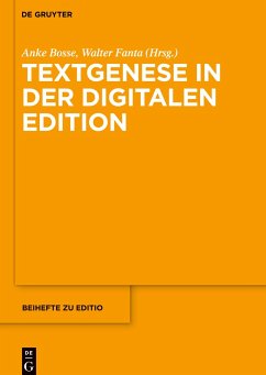 Textgenese in der digitalen Edition