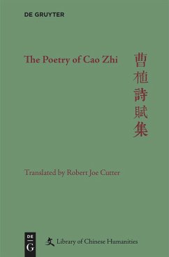 The Poetry of Cao Zhi - Cutter, Robert Joe