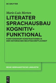 Literater Sprachausbau kognitiv-funktional - Merten, Marie-Luis