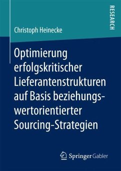 Optimierung erfolgskritischer Lieferantenstrukturen auf Basis beziehungswertorientierter Sourcing-Strategien - Heinecke, Christoph