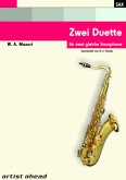 Zwei Duette für zwei gleiche Saxophone, für Altsaxophon, Tenorsaxophon, Sopransaxophon