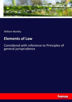 Elements of Law - Markby, William