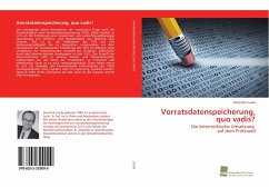 Cover Vorratsdatenspeicherung, quo vadis?