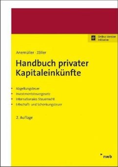 Cover Handbuch privater Kapitaleinkünfte